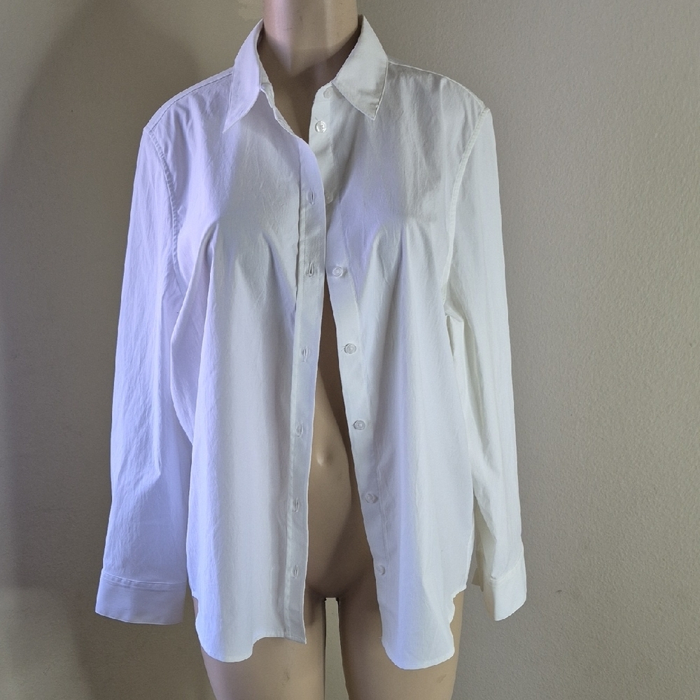 Athleta Crisp White Shirt